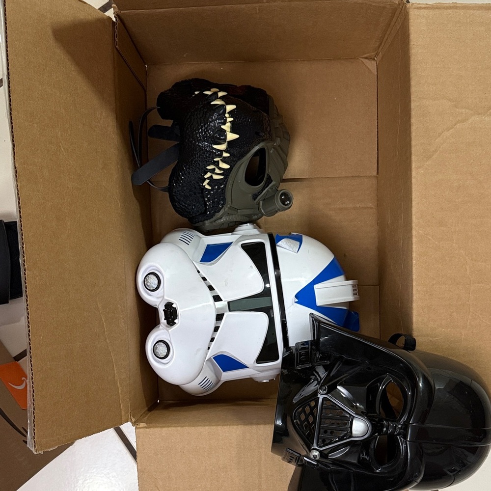 Superhero Mask Set - Black, White, Blue